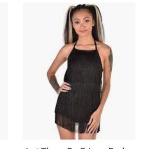 Festival Rave Halter Fringe Bodysuit